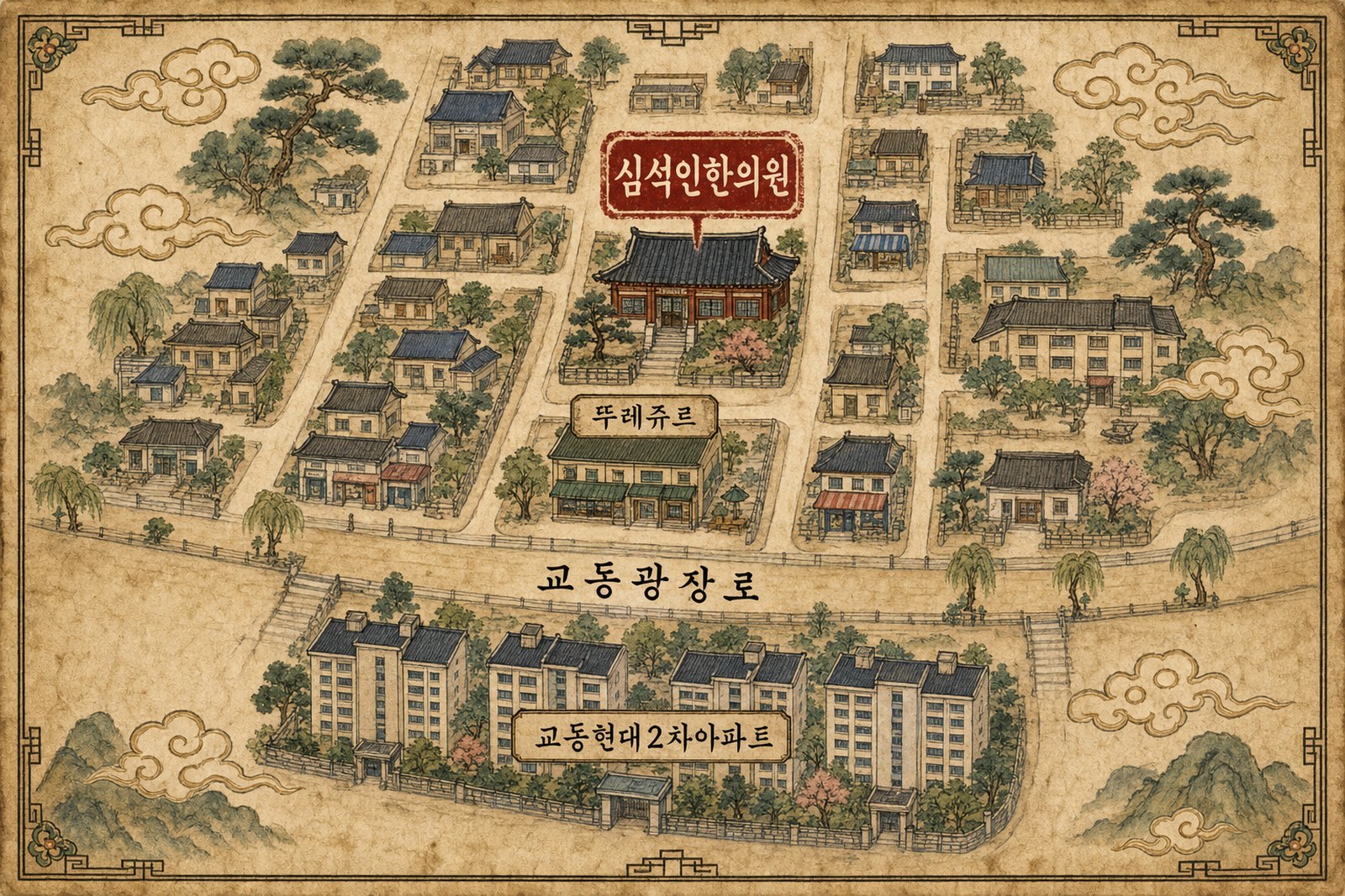 심석인한의원 위치 안내 지도